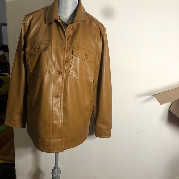 Madewell Vegan Leather Chore Jacket 